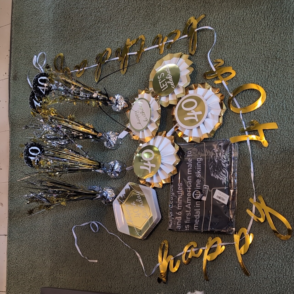 40th Birthday Party Decorations (forty)